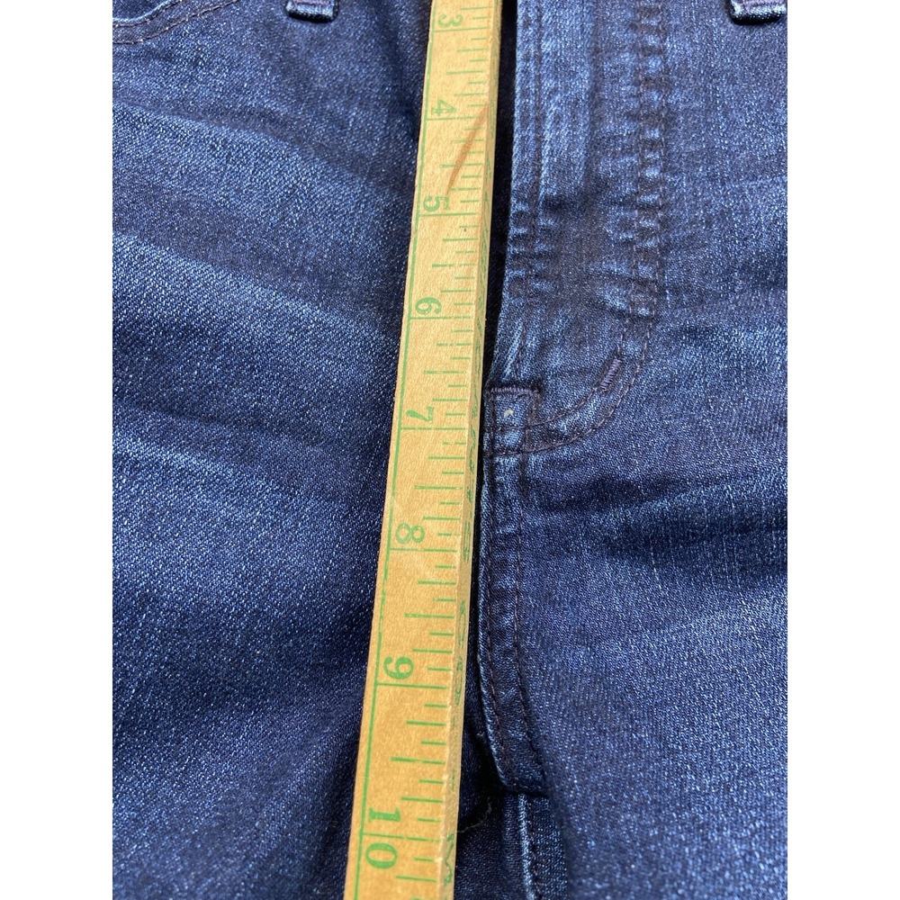 J.Crew Jeans Womens 27 Blue Vintage Straight Red Side Stripe Stretch‎ Denim - Picture 9 of 13